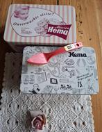 HEMA blikken, nostalgische afbeeldingen + schoen borsteltje, Antiek en Kunst, Curiosa en Brocante, Ophalen of Verzenden