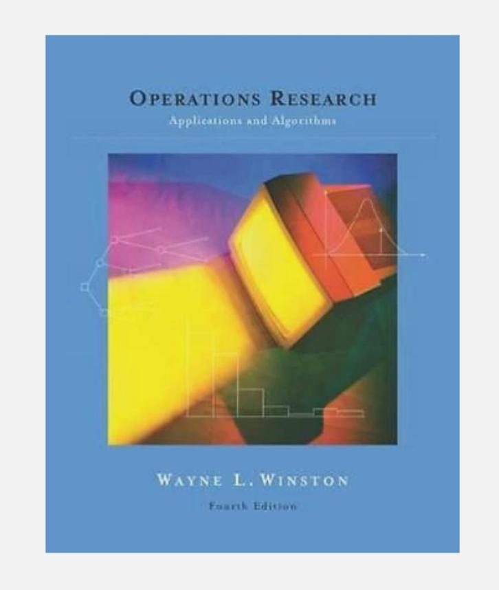 Operations Research - Wayne L. Winston - Fourth Edition, Boeken, Studieboeken en Cursussen, Zo goed als nieuw, WO, Ophalen of Verzenden