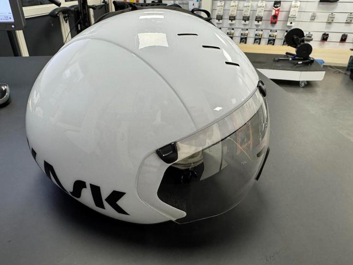Kask Bambino pro tijdrithelm M, Fietsen en Brommers, Fietsaccessoires | Fietshelmen, Zo goed als nieuw, Heer of Dame, M, Ophalen of Verzenden