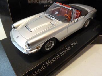 Minichamps Maserati Mistral Spyder 1964 1:43 437123431 beschikbaar voor biedingen