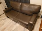 Leren bank, Ophalen, 150 tot 200 cm, Tweepersoons, Zo goed als nieuw