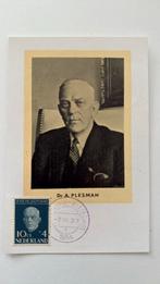 Luchtpost KLM Plesman kaart 1954, Postzegels en Munten, Verzenden, Briefkaart
