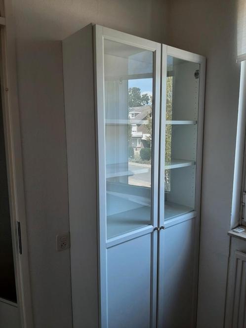 Vitrinekast Billy / Oxberg, Huis en Inrichting, Kasten | Vitrinekasten, Gebruikt, 200 cm of meer, 50 tot 100 cm, 25 tot 50 cm