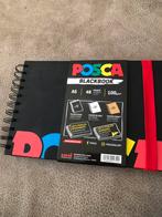 Schetsboek blackbook posca A5, Ophalen, Zo goed als nieuw
