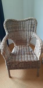 rieten stoel, Huis en Inrichting, Stoelen, Ophalen, Gebruikt, Bruin, Eén