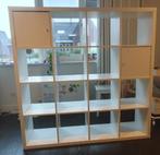 Ikea KALLAX kast met bureau en 2 kastdeurtjes, Ophalen, Gebruikt, 100 tot 150 cm, 100 tot 150 cm