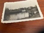 Foto sleepvlet bij scheepswerf ., Gebruikt, Foto, Ophalen of Verzenden, 1940 tot 1960