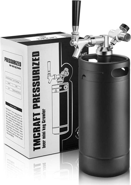 [New] TMCRAFT PRESSURIZED Beer Mini keg Growler, Witgoed en Apparatuur, Thuistaps, Nieuw, Overige merken, Ophalen of Verzenden