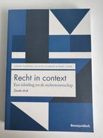 Jeanne Gaakeer - Recht in context, Boeken, Jeanne Gaakeer; Marc Loth; Sanne Taekema, Sociale wetenschap, Nieuw, Ophalen of Verzenden