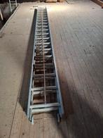 Uitschuifbare Aluminium Ladder – 2-delig, Tot 10 Meter Hoog!, Doe-het-zelf en Verbouw, Ladders en Trappen, Ophalen, Gebruikt, 4 meter of meer