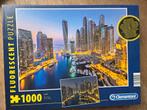 Clementoni Fluorescent Puzzel Dubai 1000 stukjes - Nieuw, Ophalen of Verzenden, 500 t/m 1500 stukjes, Nieuw, Legpuzzel