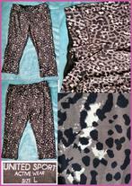 UNITED SPORT capri legging met dierenprint maat L_40, Maat 38/40 (M), Overige kleuren, Ophalen of Verzenden, UNITED SPORT