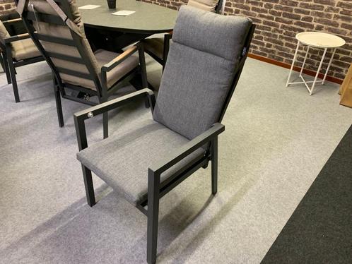 Levy stoel, Tuin en Terras, Tuinstoelen, Nieuw, Aluminium, Stapelbaar, Verstelbaar, Ophalen