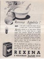 Retro reclame 1948 Rexana appelvla zuivel toetje, Overige typen, Ophalen of Verzenden