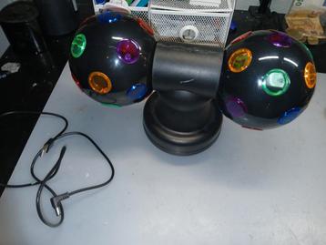 Dubbele Discolamp - Zo Goed Als Nieuw! beschikbaar voor biedingen