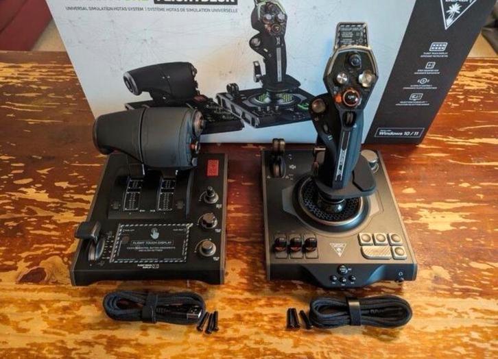 Velocityone Flightdeck + Rudder (Compleet), Computers en Software, Joysticks, Zo goed als nieuw, Ophalen