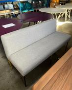 NOGA Design eetkamerbank Dio 155 cm Grijs | Van €829, nu, Noga Design, Overige kleuren, Drie, Nieuw