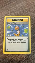 Pokémon card Trainer Gust of wind/ Windvlaag 93/102 1995, Ophalen of Verzenden, Losse kaart