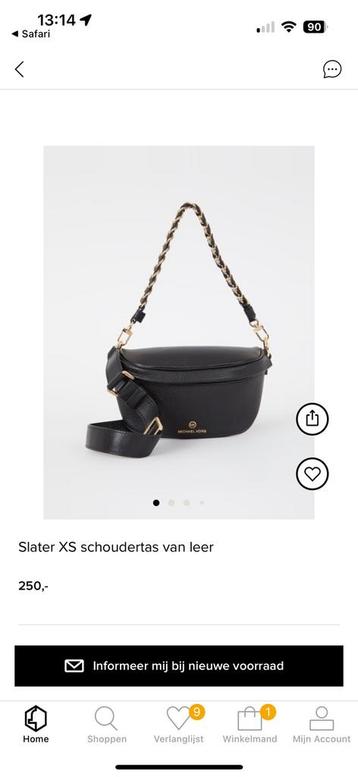 Gloednieuwe limited Michael Kors tas slater xs sling pack beschikbaar voor biedingen