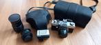 35MM spiegel reflex praktica camera in tas met extra lenzen, Ophalen, Gebruikt, Spiegelreflex, Overige Merken