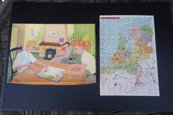 Vintage Legpuzzle Nederland beschikbaar voor biedingen