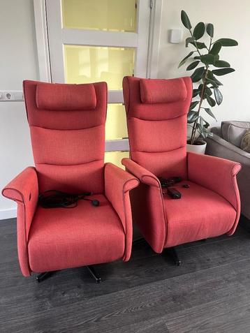 2 Prominent Frans Molenaar Relaxfauteuils Stof Op Accu L Xl beschikbaar voor biedingen