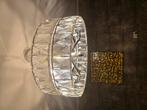 Plafondlamp zilver kristal look, Huis en Inrichting, Lampen | Kroonluchters, Ophalen of Verzenden, Zo goed als nieuw