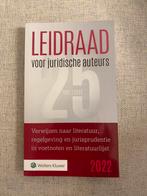 Leidraad voor juridische auteurs, Ophalen of Verzenden, Alpha, Nieuw, HBO