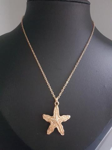 Vintage jaren 60 Collier met stras - Zeester - Sluiting goed beschikbaar voor biedingen