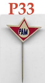 P33 speldje pam wit, Verzamelen, Speldjes, Pins en Buttons, Ophalen of Verzenden, Zo goed als nieuw, Overige onderwerpen