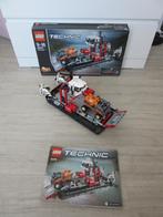 Lego technic set 42076 hoovercraft met container truck +doos, Complete set, Gebruikt, Ophalen of Verzenden, Lego