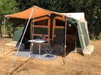 Vouwwagen Trigano Odysée 2014 goed onderhouden zeer compleet, Caravans en Kamperen, Vouwwagens, Ophalen, Trigano, Beige, Aanwezig