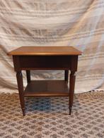 Bijzettafel nachtkastje met lade 50x35x55 Engelse stijl, Huis en Inrichting, Tafels | Bijzettafels, 45 tot 60 cm, Minder dan 55 cm