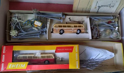 Eheim bussen en paaltjes, Hobby en Vrije tijd, Modeltreinen | H0, Gebruikt, Overige typen, Gelijkstroom, Overige merken, Analoog