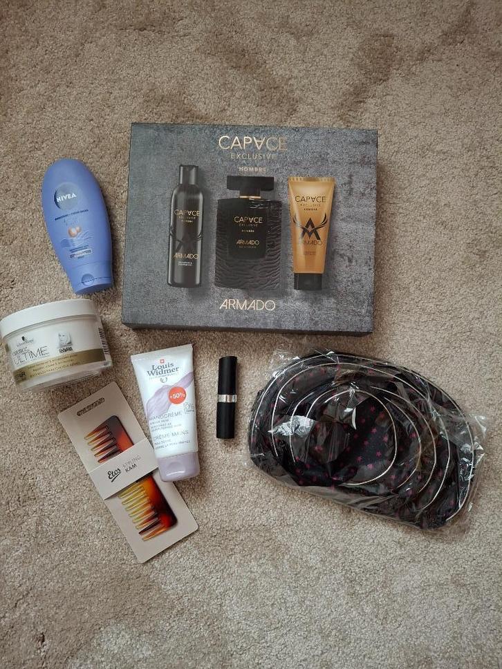 1 pakket nieuwe verzorgingsartikelen heren / dames v. € 7,-, Sieraden, Tassen en Uiterlijk, Uiterlijk | Cosmetica en Make-up, Nieuw