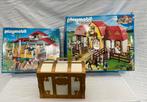 Playmobil 2 dozen vol + Huisje, Ophalen, Zo goed als nieuw
