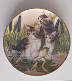 Sierbord Franklin Mint "Plying Leap Frog", Antiek en Kunst, Antiek | Wandborden en Tegels, Ophalen of Verzenden