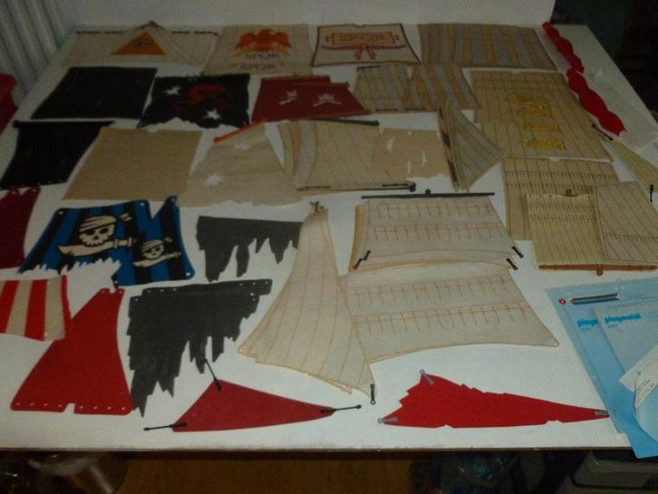 Playmobil Onderd. Zeilen+Bouwtekening Prijs Per Stuk Vanaf, Kinderen en Baby's, Speelgoed | Playmobil, Gebruikt, Los playmobil