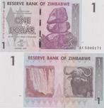 ZIMBABWE 2007 1 dollar #65 UNC, Postzegels en Munten, Bankbiljetten | Afrika, Zimbabwe, Verzenden