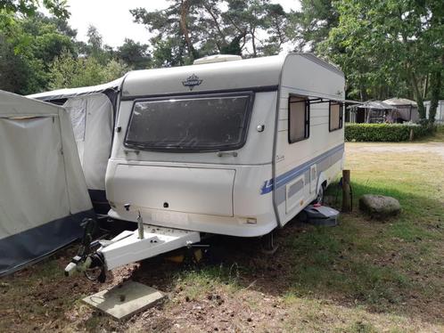 Hobby de Luxe caravan uit 2000 te koop vraagprijs E 5.950,--, Caravans en Kamperen, Caravans, Particulier, tot en met 4, 750 - 1000 kg