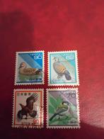 Japanse Postzegels met Vogels, Ophalen of Verzenden