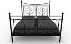 Spijlenbed 140x200 cm (Noresund IKEA), Ophalen, Zwart, Tweepersoons, 140 cm