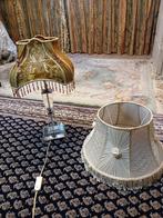 Kristallen  schemer lamp, Huis en Inrichting, Lampen | Lampenkappen, Ophalen, Zo goed als nieuw, Rond
