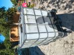 Ibc 1000 liter vat met krat, Ophalen, 100 cm of meer, 60 cm of meer, Zo goed als nieuw