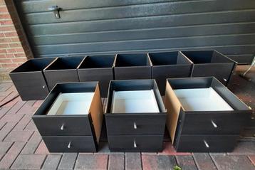 6 deurtjes,  3 ladekastjes voor ikea Kallax Vakkenkast  beschikbaar voor biedingen