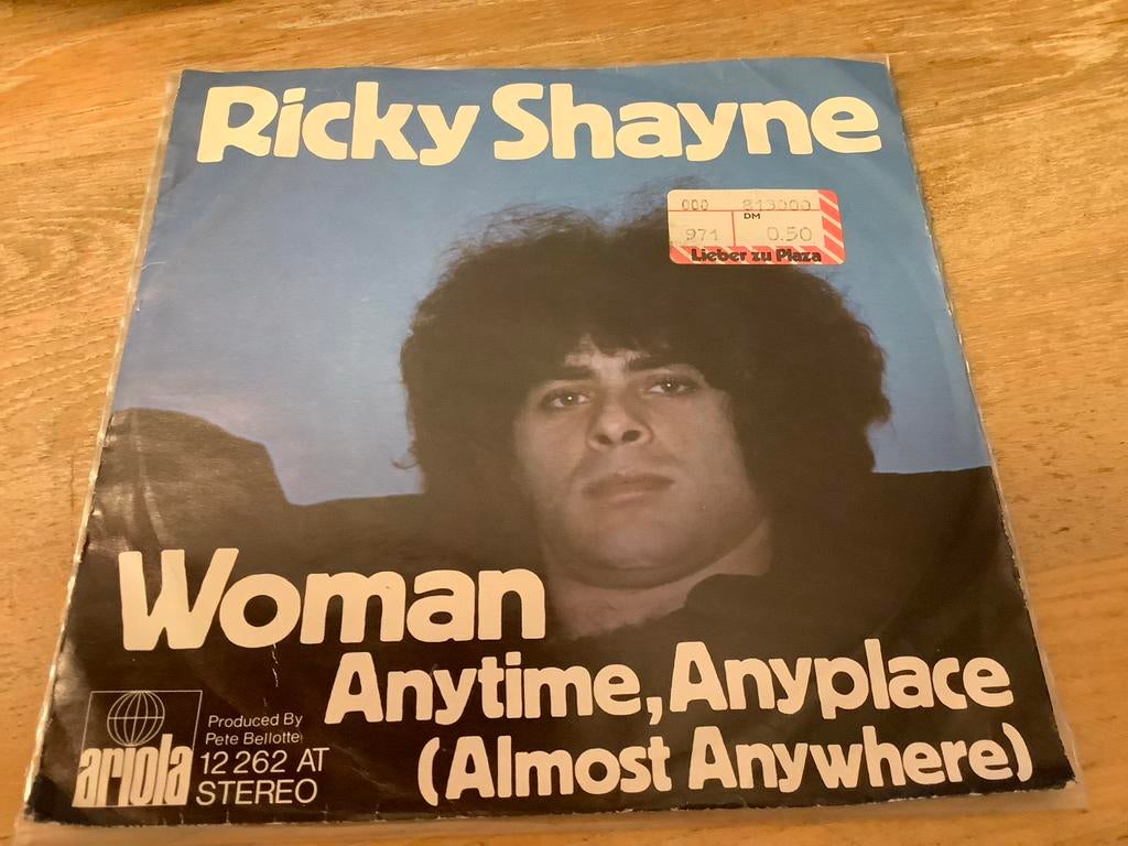 Ricky Shayne - Woman, Gebruikt, 7 inch, Single, Ophalen of Verzenden