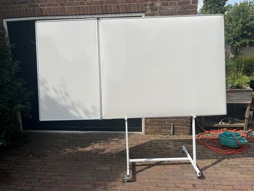Smart Visual Magnetisch whiteboard met zijpaneel, standaard, Diversen, Schoolborden, Zo goed als nieuw, Whiteboard, Ophalen