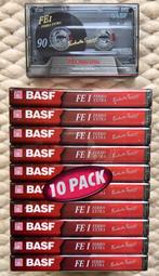 11x BASF Ferro Extra I 90 10x NOS NIEUW FE I cassettebandjes, Cd's en Dvd's, Cassettebandjes, 2 t/m 25 bandjes, Ophalen of Verzenden