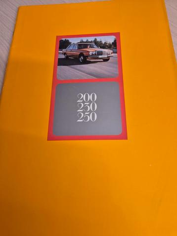 Rond 1976 Nederlands Mercedes w124 200 300 serie 1e typen  beschikbaar voor biedingen