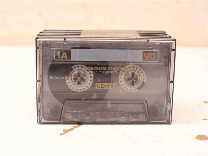 4 Sony cassettebandjes 38592, Cd's en Dvd's, Cassettebandjes, Gebruikt, Overige genres, 1 bandje, Ophalen of Verzenden
